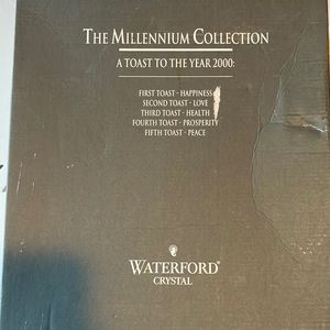 The millennium collection Waterford crystals